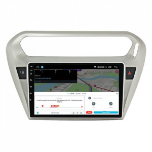 Navigatie dedicata cu Android Peugeot 301 dupa 2012, 6GB RAM, Radio GPS Dual Zone, Display HD IPS 9" Touchscreen, Internet Wi-Fi si slot SIM 4G, Bluetooth, MirrorLink, USB, Waze