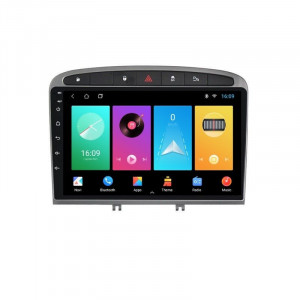 Navigatie dedicata cu Android Peugeot 308 I 2007 - 2013, 2GB RAM, Radio GPS Dual Zone, Display HD 9" Touchscreen, Internet Wi-Fi, Bluetooth, MirrorLink, USB, Waze