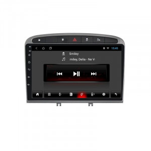 Navigatie dedicata cu Android Peugeot 308 I 2007 - 2013, 2GB RAM, Radio GPS Dual Zone, Display HD 9" Touchscreen, Internet Wi-Fi, Bluetooth, MirrorLink, USB, Waze