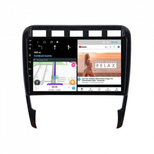 Navigatie dedicata cu Android Porsche Cayenne 2002 - 2010, 1GB RAM, Radio GPS Dual Zone, Display HD 9" Touchscreen, Internet Wi-Fi, Bluetooth, MirrorLink, USB, Waze