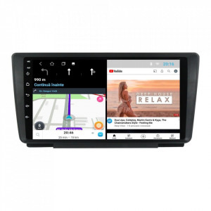 Navigatie dedicata cu Android Skoda Octavia II 2004 - 2013, 1GB RAM, Radio GPS Dual Zone, Display HD 9" Touchscreen, Internet WiFi, Bluetooth, MirrorLink, USB, Waze