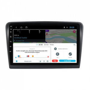 Navigatie dedicata cu Android Skoda Superb II 2008 - 2015, 2GB RAM, Radio GPS Dual Zone, Display HD 10" Touchscreen, Internet Wi-Fi, Bluetooth, MirrorLink, USB, Waze