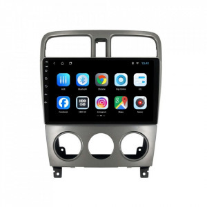 Navigatie dedicata cu Android Subaru Forester 2002 - 2008, 1GB RAM, Radio GPS Dual Zone, Display HD 9" Touchscreen, Internet Wi-Fi, Bluetooth, MirrorLink, USB, Waze