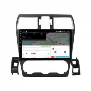 Navigatie dedicata cu Android Subaru Forester 2013 - 2018, 4GB RAM, Radio GPS Dual Zone, Display HD IPS 9" Touchscreen, Internet Wi-Fi si slot SIM 4G, Bluetooth, MirrorLink, USB, Waze