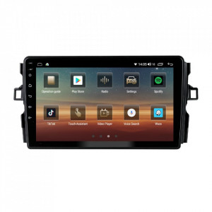 Navigatie dedicata cu Android Toyota Auris 2006 - 2012, 6GB RAM, Radio GPS Dual Zone, Display HD IPS 9" Touchscreen, Internet Wi-Fi si slot SIM 4G, Bluetooth, MirrorLink, USB, Waze