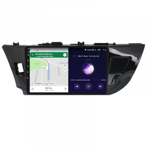 Navigatie dedicata cu Android Toyota Corolla 2013 - 2017, 8GB RAM, Radio GPS Dual Zone, Display HD IPS 10" Touchscreen, Internet Wi-Fi si slot SIM 4G, Bluetooth, MirrorLink, USB, Waze