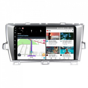 Navigatie dedicata cu Android Toyota Prius 2009 - 2015, 8GB RAM, Radio GPS Dual Zone, Display HD IPS 9" Touchscreen, Internet Wi-Fi si slot SIM 4G, Bluetooth, MirrorLink, USB, Waze