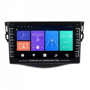 Navigatie dedicata cu Android Toyota Rav4 III 2005 - 2013, 1GB RAM, Radio GPS Dual Zone, Display HD IPS 8" Touchscreen, Internet Wi-Fi, Bluetooth, MirrorLink, USB, Waze