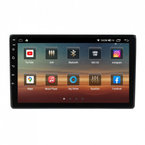 Navigatie dedicata cu Android Audi A4 (B6, B7) 2000 - 2008, 4GB RAM, Radio GPS Dual Zone, Display HD IPS 9" Touchscreen, Internet Wi-Fi si slot SIM 4G, Bluetooth, MirrorLink, USB, Waze
