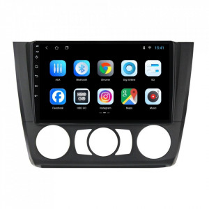 Navigatie dedicata cu Android BMW Seria 1 (E81 / E87) 2007 - 2013, clima manuala, 2GB RAM, Radio GPS Dual Zone, Display HD 9" Touchscreen, Internet Wi-Fi, Bluetooth, MirrorLink, USB, Waze