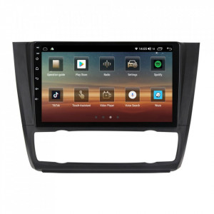 Navigatie dedicata cu Android BMW Seria 1 (E81 / E87) 2007 - 2013, clima automata, 4GB RAM, Radio GPS Dual Zone, Display HD IPS 9" Touchscreen, Internet Wi-Fi si slot SIM 4G, Bluetooth, MirrorLink, USB, Waze