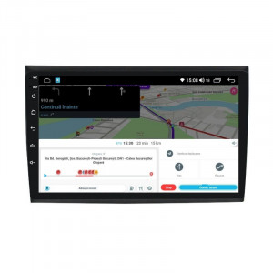 Navigatie dedicata cu Android Fiat Bravo 2007 - 2016, 6GB RAM, Radio GPS Dual Zone, Display HD IPS 9" Touchscreen, Internet Wi-Fi si slot SIM 4G, Bluetooth, MirrorLink, USB, Waze
