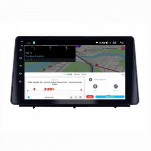 Navigatie dedicata cu Android Ford Focus IV dupa 2018, 6GB RAM, Radio GPS Dual Zone, Display HD IPS 9" Touchscreen, Internet Wi-Fi si slot SIM 4G, Bluetooth, MirrorLink, USB, Waze