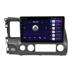 Navigatie dedicata cu Android Honda Civic VIII Sedan 2006 - 2011, 8GB RAM, Radio GPS Dual Zone, Display HD IPS 10" Touchscreen, Internet Wi-Fi si slot SIM 4G, Bluetooth, MirrorLink, USB, Waze