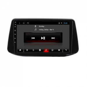 Navigatie dedicata cu Android Hyundai i30 dupa 2017, 2GB RAM, Radio GPS Dual Zone, Display HD 9" Touchscreen, Internet Wi-Fi, Bluetooth, MirrorLink, USB, Waze