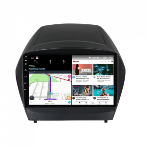 Navigatie dedicata cu Android Hyundai ix35 2009 - 2015, 4GB RAM, Radio GPS Dual Zone, Display HD IPS 9" Touchscreen, Internet Wi-Fi si slot SIM 4G, Bluetooth, MirrorLink, USB, Waze