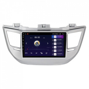 Navigatie dedicata cu Android Hyundai Tucson 2015 - 2018, 6GB RAM, Radio GPS Dual Zone, Display HD IPS 9" Touchscreen, Internet Wi-Fi si slot SIM 4G, Bluetooth, MirrorLink, USB, Waze