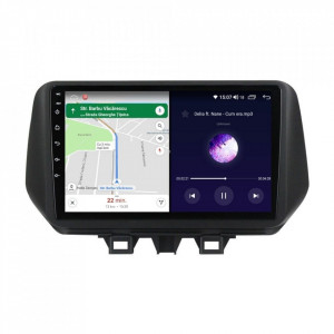 Navigatie dedicata cu Android Hyundai Tucson 2018 - 2020, 8GB RAM, Radio GPS Dual Zone, Display HD IPS 10" Touchscreen, Internet Wi-Fi si slot SIM 4G, Bluetooth, MirrorLink, USB, Waze
