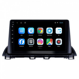 Navigatie dedicata cu Android Mazda 3 2013 - 2019, 2GB RAM, Radio GPS Dual Zone, Display HD 9" Touchscreen, Internet Wi-Fi, Bluetooth, MirrorLink, USB, Waze