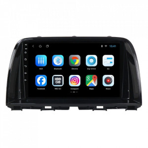 Navigatie dedicata cu Android Mazda CX-5 2011 - 2017, 1GB RAM, Radio GPS Dual Zone, Display HD 9" Touchscreen, Internet Wi-Fi, Bluetooth, MirrorLink, USB, Waze
