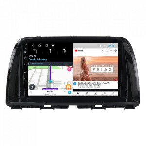 Navigatie dedicata cu Android Mazda CX-5 2011 - 2017, 1GB RAM, Radio GPS Dual Zone, Display HD 9" Touchscreen, Internet Wi-Fi, Bluetooth, MirrorLink, USB, Waze