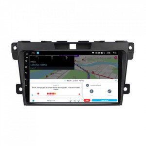 Navigatie dedicata cu Android Mazda CX-7 2006 - 2015, 4GB RAM, Radio GPS Dual Zone, Display HD IPS 9" Touchscreen, Internet Wi-Fi si slot SIM 4G, Bluetooth, MirrorLink, USB, Waze