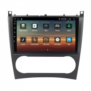 Navigatie dedicata cu Android Mercedes CLK C209 2005 - 2010, 4GB RAM, Radio GPS Dual Zone, Display HD IPS 9" Touchscreen, Internet Wi-Fi si slot SIM 4G, Bluetooth, MirrorLink, USB, Waze