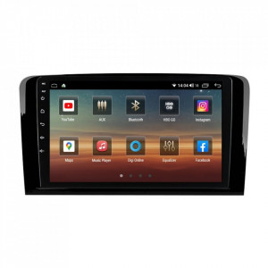 Navigatie dedicata cu Android Mercedes M-Class ML W164 2005 - 2012, 6GB RAM, Radio GPS Dual Zone, Display HD IPS 9" Touchscreen, Internet Wi-Fi si slot SIM 4G, Bluetooth, MirrorLink, USB, Waze