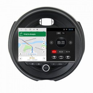 Navigatie dedicata cu Android Mini Cooper 2014 - 2020, 1GB RAM, Radio GPS Dual Zone, Display HD 9" Touchscreen, Internet Wi-Fi, Bluetooth, MirrorLink, USB, Waze