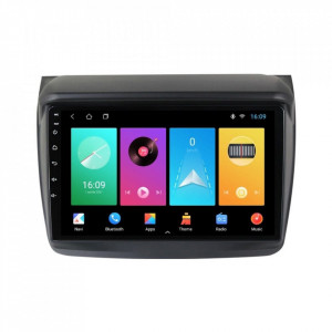 Navigatie dedicata cu Android Mitsubishi L200 2005 - 2015, 1GB RAM, Radio GPS Dual Zone, Display HD 9" Touchscreen, Internet Wi-Fi, Bluetooth, MirrorLink, USB, Waze