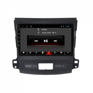 Navigatie dedicata cu Android Mitsubishi Outlander II 2006 - 2012, 1GB RAM, Radio GPS Dual Zone, Display HD 9" Touchscreen, Internet Wi-Fi, Bluetooth, MirrorLink, USB, Waze