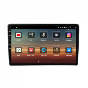 Navigatie dedicata cu Android Opel Tigra TwinTop 2004 - 2010, 6GB RAM, Radio GPS Dual Zone, Display HD IPS 9" Touchscreen, Internet Wi-Fi si slot SIM 4G, Bluetooth, MirrorLink, USB, Waze