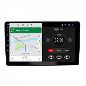 Navigatie dedicata cu Android Peugeot 307 2000 - 2013, negru, 1GB RAM, Radio GPS Dual Zone, Display HD 9" Touchscreen, Internet Wi-Fi, Bluetooth, MirrorLink, USB, Waze