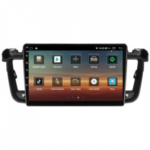 Navigatie dedicata cu Android Peugeot 508 I 2010 - 2018, 4GB RAM, Radio GPS Dual Zone, Display HD IPS 9" Touchscreen, Internet Wi-Fi si slot SIM 4G, Bluetooth, MirrorLink, USB, Waze