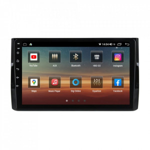 Navigatie dedicata cu Android Skoda Kodiaq dupa 2016, 8GB RAM, Radio GPS Dual Zone, Display HD IPS 10" Touchscreen, Internet Wi-Fi si slot SIM 4G, Bluetooth, MirrorLink, USB, Waze