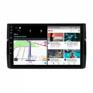 Navigatie dedicata cu Android Skoda Kodiaq dupa 2016, 8GB RAM, Radio GPS Dual Zone, Display HD IPS 10" Touchscreen, Internet Wi-Fi si slot SIM 4G, Bluetooth, MirrorLink, USB, Waze