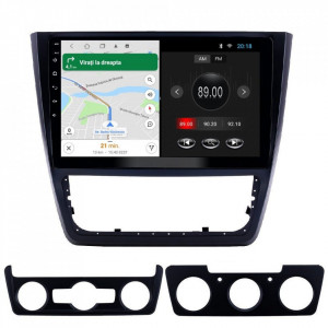 Navigatie dedicata cu Android Skoda Yeti 2009 - 2018, 2GB RAM, Radio GPS Dual Zone, Display HD 10" Touchscreen, Internet Wi-Fi, Bluetooth, MirrorLink, USB, Waze