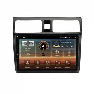 Navigatie dedicata cu Android Suzuki Swift III 2005 - 2010, 4GB RAM, Radio GPS Dual Zone, Display HD IPS 10" Touchscreen, Internet Wi-Fi si slot SIM 4G, Bluetooth, MirrorLink, USB, Waze
