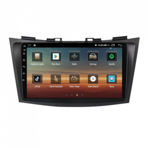 Navigatie dedicata cu Android Suzuki Swift IV 2010 - 2017, 4GB RAM, Radio GPS Dual Zone, Display HD IPS 9" Touchscreen, Internet Wi-Fi si slot SIM 4G, Bluetooth, MirrorLink, USB, Waze