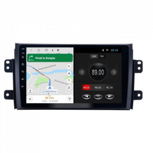 Navigatie dedicata cu Android Suzuki SX4 2006 - 2014, 1GB RAM, Radio GPS Dual Zone, Display HD 9" Touchscreen, Internet Wi-Fi, Bluetooth, MirrorLink, USB, Waze
