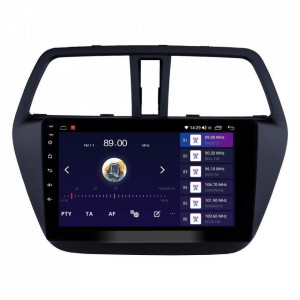 Navigatie dedicata cu Android Suzuki SX4 S-Cross dupa 2013, 6GB RAM, Radio GPS Dual Zone, Display HD IPS 9" Touchscreen, Internet Wi-Fi si slot SIM 4G, Bluetooth, MirrorLink, USB, Waze