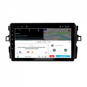 Navigatie dedicata cu Android Toyota Auris 2006 - 2012, 2GB RAM, Radio GPS Dual Zone, Display HD 9" Touchscreen, Internet Wi-Fi, Bluetooth, MirrorLink, USB, Waze