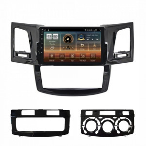 Navigatie dedicata cu Android Toyota Hilux VII 2004 - 2015, 8GB RAM, Radio GPS Dual Zone, Display HD IPS 9" Touchscreen, Internet Wi-Fi si slot SIM 4G, Bluetooth, MirrorLink, USB, Waze