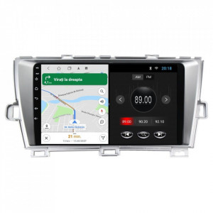 Navigatie dedicata cu Android Toyota Prius 2009 - 2015, 1GB RAM, Radio GPS Dual Zone, Display HD 9" Touchscreen, Internet Wi-Fi, Bluetooth, MirrorLink, USB, Waze
