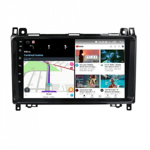 Navigatie dedicata cu Android VW Crafter 2006 - 2016, 4GB RAM, Radio GPS Dual Zone, Display HD IPS 9" Touchscreen, Internet Wi-Fi si slot SIM 4G, Bluetooth, MirrorLink, USB, Waze