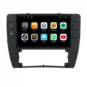 Navigatie dedicata cu Android VW Passat B5.5 2001 - 2005, 2GB RAM, Radio GPS Dual Zone, Display HD 9" Touchscreen, Internet Wi-Fi, Bluetooth, MirrorLink, USB, Waze