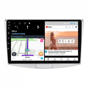 Navigatie dedicata cu Android VW Passat B6 / B7 2005 - 2015, 2GB RAM, Radio GPS Dual Zone, Display HD 10" Touchscreen, Internet Wi-Fi, Bluetooth, MirrorLink, USB, Waze