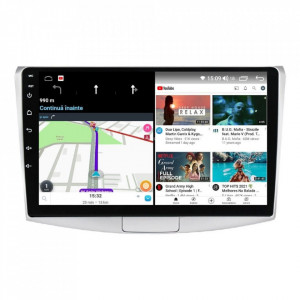 Navigatie dedicata cu Android VW Passat B6 / B7 2005 - 2015, 8GB RAM, Radio GPS Dual Zone, Display HD IPS 10" Touchscreen, Internet Wi-Fi si slot SIM 4G, Bluetooth, MirrorLink, USB, Waze