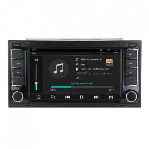 Navigatie dedicata cu Android VW Touareg 7L 2002 - 2011, 2GB RAM, Radio GPS Dual Zone, Display HD 7" Touchscreen, Internet Wi-Fi, Bluetooth, MirrorLink, USB, Waze