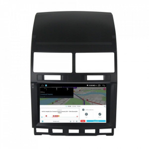 Navigatie dedicata cu Android VW Touareg 7L 2002 - 2011, 6GB RAM, Radio GPS Dual Zone, Display HD IPS 9" Touchscreen, Internet Wi-Fi si slot SIM 4G, Bluetooth, MirrorLink, USB, Waze